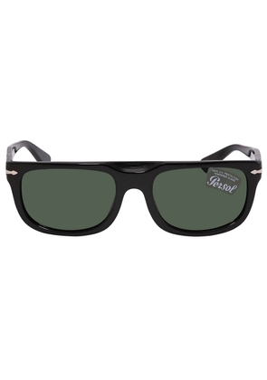 Persol Green Rectangular Mens Sunglasses PO3271S 95/31 55
