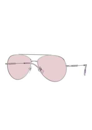 Burberry Pink Pilot Ladies Sunglasses 0BE3147 1005P5 58