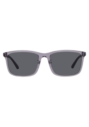Emporio Armani Dark Grey Square Mens Sunglasses EA4241D 620687 57