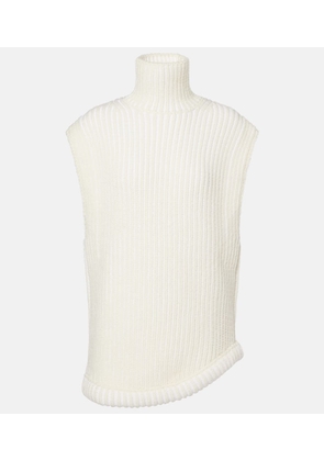 Victoria Beckham Ribbed-knit turtleneck sweater vest