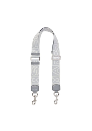 Marc Jacobs Wolf Grey The Outline Logo Webbing Strap