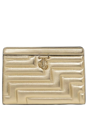 Jimmy Choo Avenue Quilted Leather Pouch