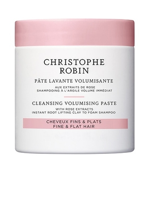 Christophe Robin Travel Cleansing Volumizing Paste with Pure Rassoul Clay and Rose Extracts in N/A - Beauty: NA. Size all.