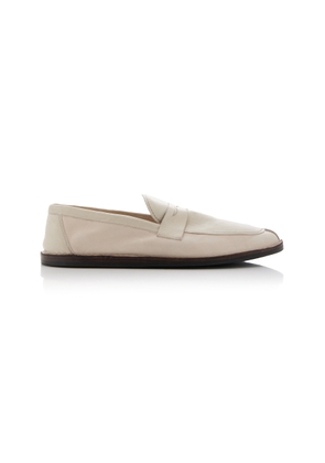 The Row Cary Leather Loafers - Moda Operandi