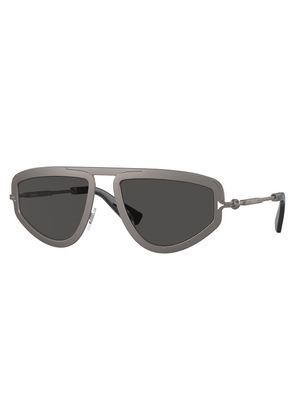 Burberry Dark Grey Irregular Mens Sunglasses BE3150 131687 56