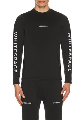 Whitespace Graphene Crew Neck in Black Onyx - Black. Size L (also in M, S, XL/1X, XXL/2X).