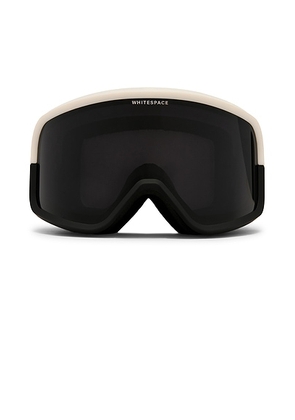 Whitespace Dual Tone Goggle in Black & White - Black. Size all.