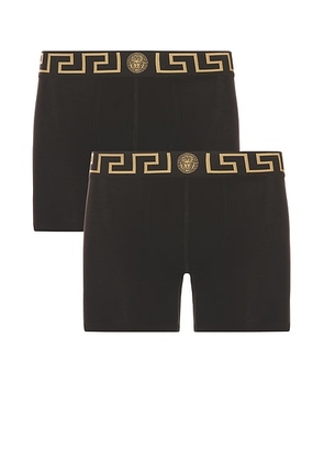 VERSACE Trunk Bi-Pack in Black - Black. Size 3 (also in 4, 5, 6).