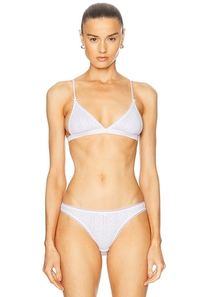 Cou Cou Intimates The Triangle Bralette in White - White. Size XL (also in ).