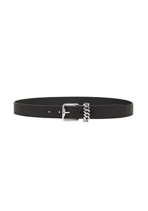 Burberry Belt in Black & Palladio - Black. Size 100 (also in ).