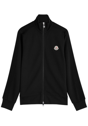 Moncler Logo Stretch-jersey Sweatshirt - Black - M (UK 12 / M)