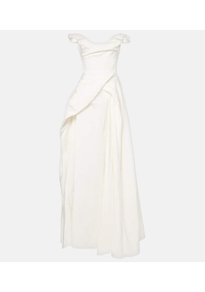 Vivienne Westwood Bridal Tabitha off-shoulder faille gown