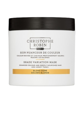 Christophe Robin Shade Variation Mask in Golden Blonde - Tan. Size all.