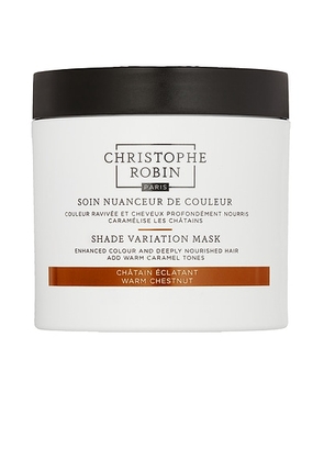 Christophe Robin Shade Variation Mask in Warm Chestnut - Brown. Size all.