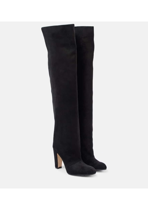Manolo Blahnik Gardahi 105 suede knee-high boots