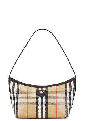 Burberry Highlands Baguette Bag in Sand - Tan. Size all.