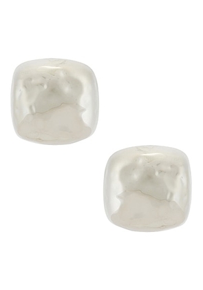 DEHANCHE Tetra Large Earrings in Sterling Silver - Metallic Silver. Size all.