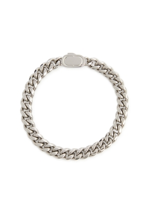 Craftd Cuban Rhodium-plated Chain Bracelet - Silver - 19