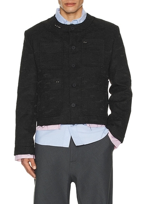 Charles Jeffrey LOVERBOY French Bitch Jacket in Grey - Grey. Size L (also in S, XL/1X).