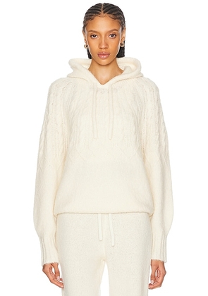 Guest In Residence Cloud Hoodie in Cream - Cream. Size XL (also in ).