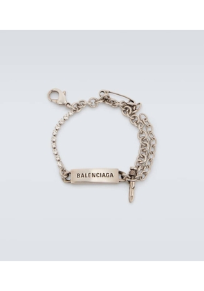 Balenciaga DIY logo chain bracelet