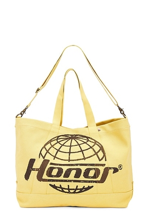 Honor The Gift Spotlight H Oversized Tote in Yellow - Yellow. Size all.