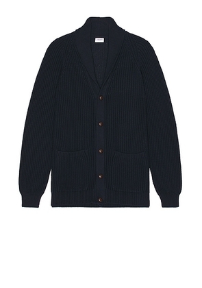 Ghiaia Cashmere Marinaio Cardigan in Navy - Navy. Size XL/1X (also in ).