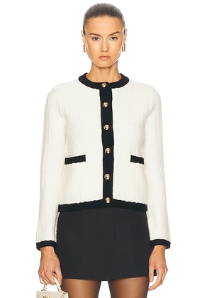 SIMKHAI Klaire Cardigan in Ivory Multi - Ivory. Size XS (also in ).