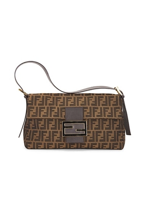 fendi Fendi Zucca Mama Baguette Shoulder Bag in Brown - Brown. Size all.