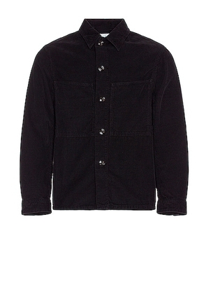 Lemaire Overshirt in Black - Black. Size 46 (also in ).