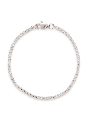 Cernucci Micro Tennis Bracelet - Silver - One Size