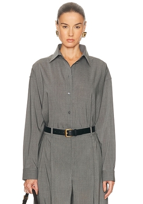 JACQUEMUS La Chemise D'homme in Grey - Grey. Size 36 (also in ).