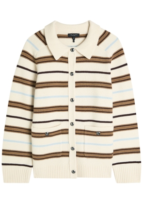 Rag & Bone Peggy Striped Wool Cardigan - Stripe - XS (UK6 / XS)