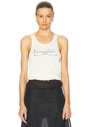 Maison Margiela Tank Top in Butter - Ivory. Size L (also in ).