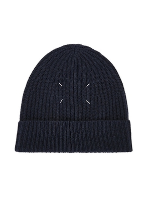 Maison Margiela Beanie in Blue - Blue. Size L (also in ).