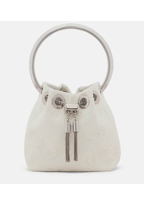 Jimmy Choo Bon Bon Micro lace bucket bag