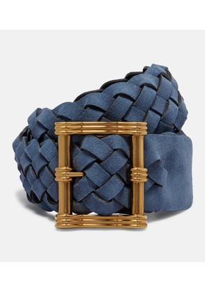 Etro Ardiglione reversible suede belt