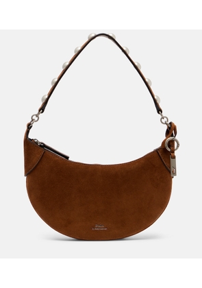 Polo Ralph Lauren Polo ID Mini studded suede shoulder bag