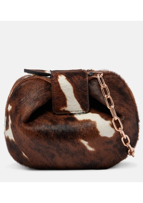 Gabriela Hearst Demi Small calf hair clutch