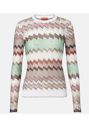 Missoni Zigzag lame top