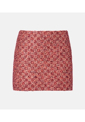 Gucci GG lame tweed miniskirt