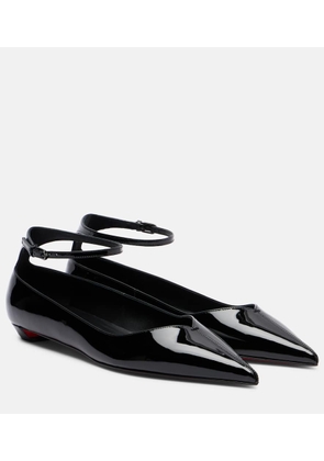 Christian Louboutin Erozeena patent leather ballet flats