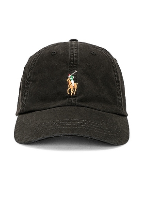 Polo Ralph Lauren Sports Cap in Black - Black. Size all.