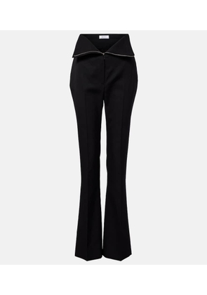 McQueen Wool bootcut pants
