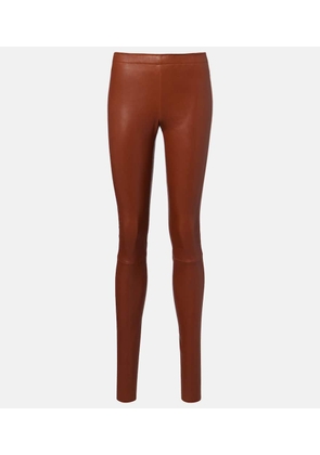 Stouls Carolyn leather slim pants