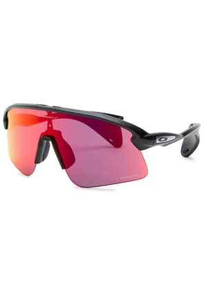 Oakley Stunt Devil Wrap-around Sunglasses - Black - One Size