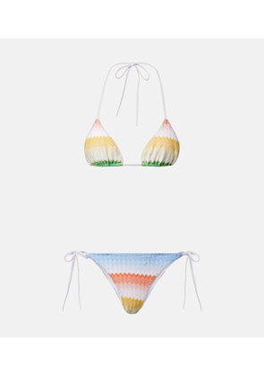 Missoni Chevron lame bikini