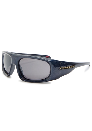 Oakley Belleville Wrap-around Sunglasses - Black - One Size