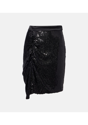 Vivienne Westwood Panther gathered sequined midi skirt