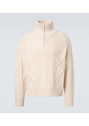 Frame Cable-knit wool and cashmere sweater